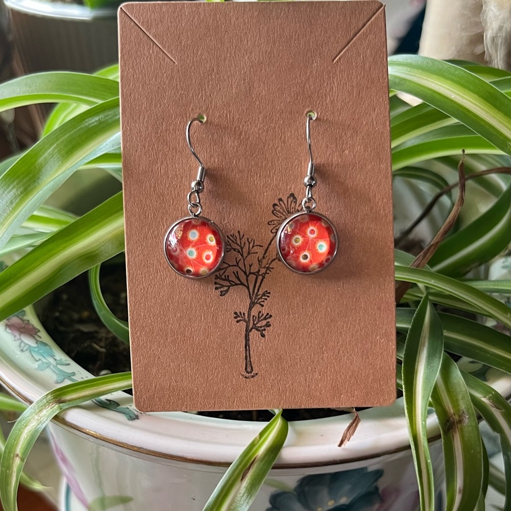 Handcrafted Cabochon earrings